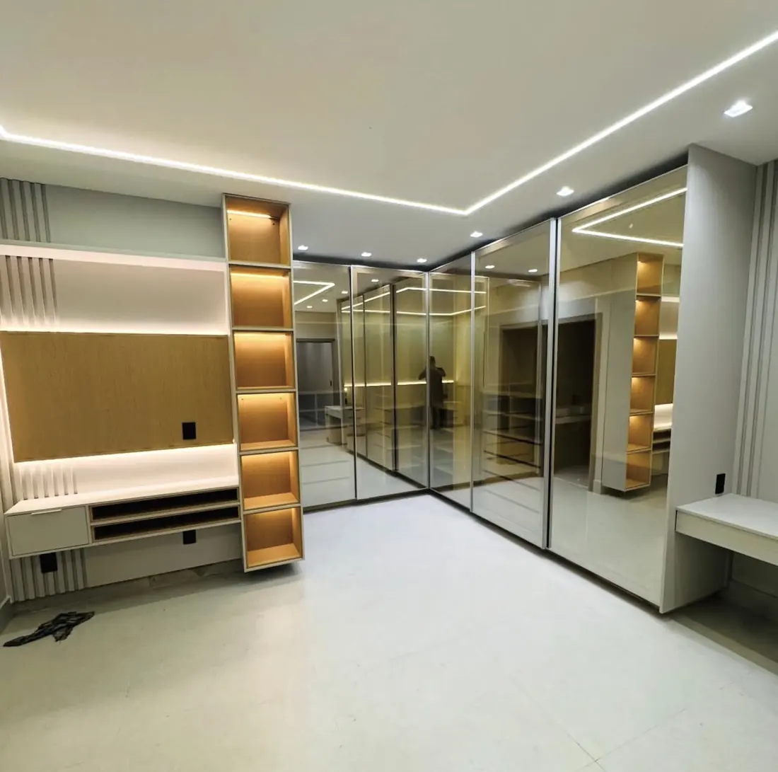 Closet iluminado